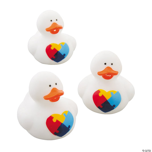 Autism Awareness Rubber Ducks (12 pcs)