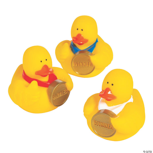 Award Medal Rubber Ducks (12pcs)