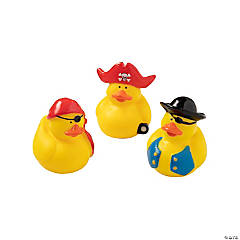 Classic Pirate Rubber Ducks (12 pcs)