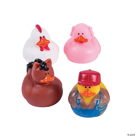 Farm Rubber Ducks (12 pcs)