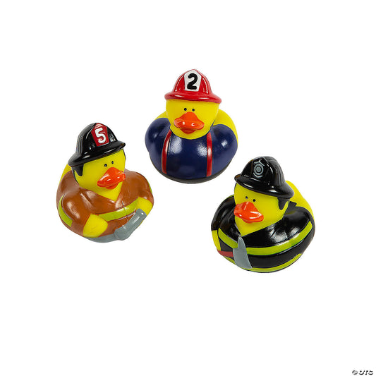 Firefighter Rubber ducks (12 pcs)