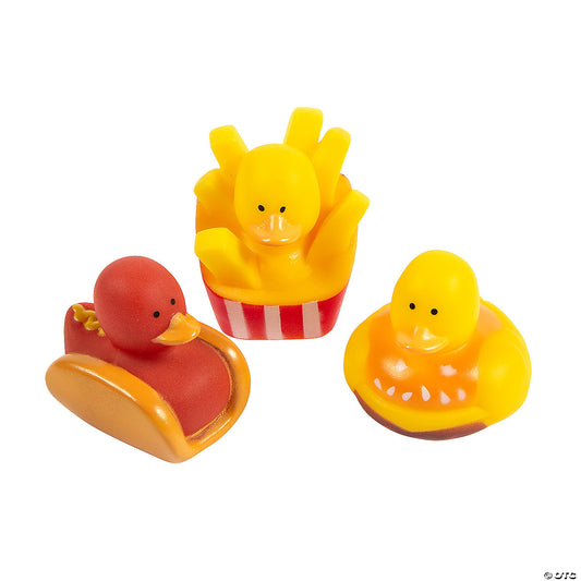 Foodie Rubber Ducks (12 pcs)