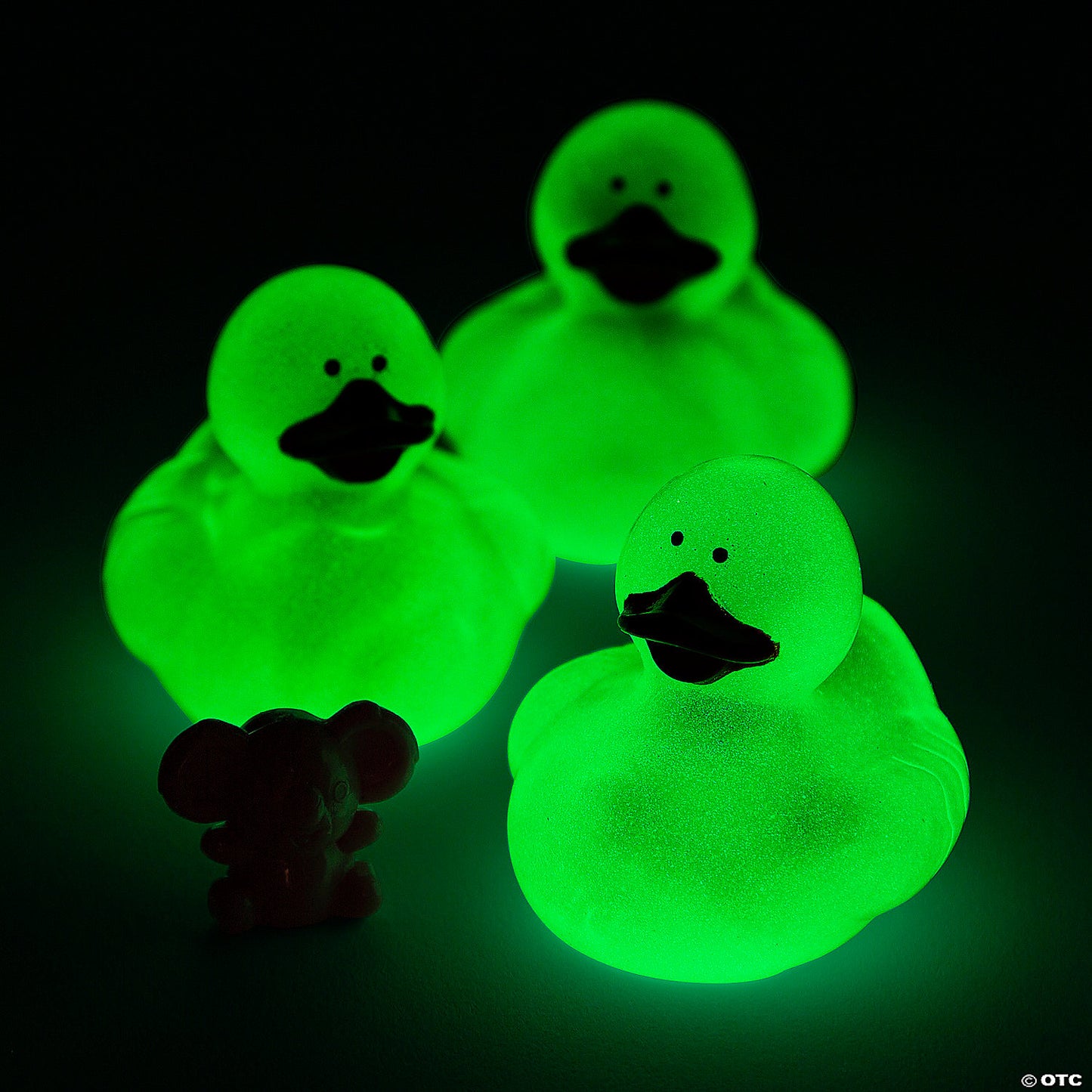 Glow-in-the-Dark Rubber Ducks (12 pcs)