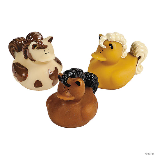 Horse Rubber Ducks (12 pcs)- OUT OF STOCK TILL MAY