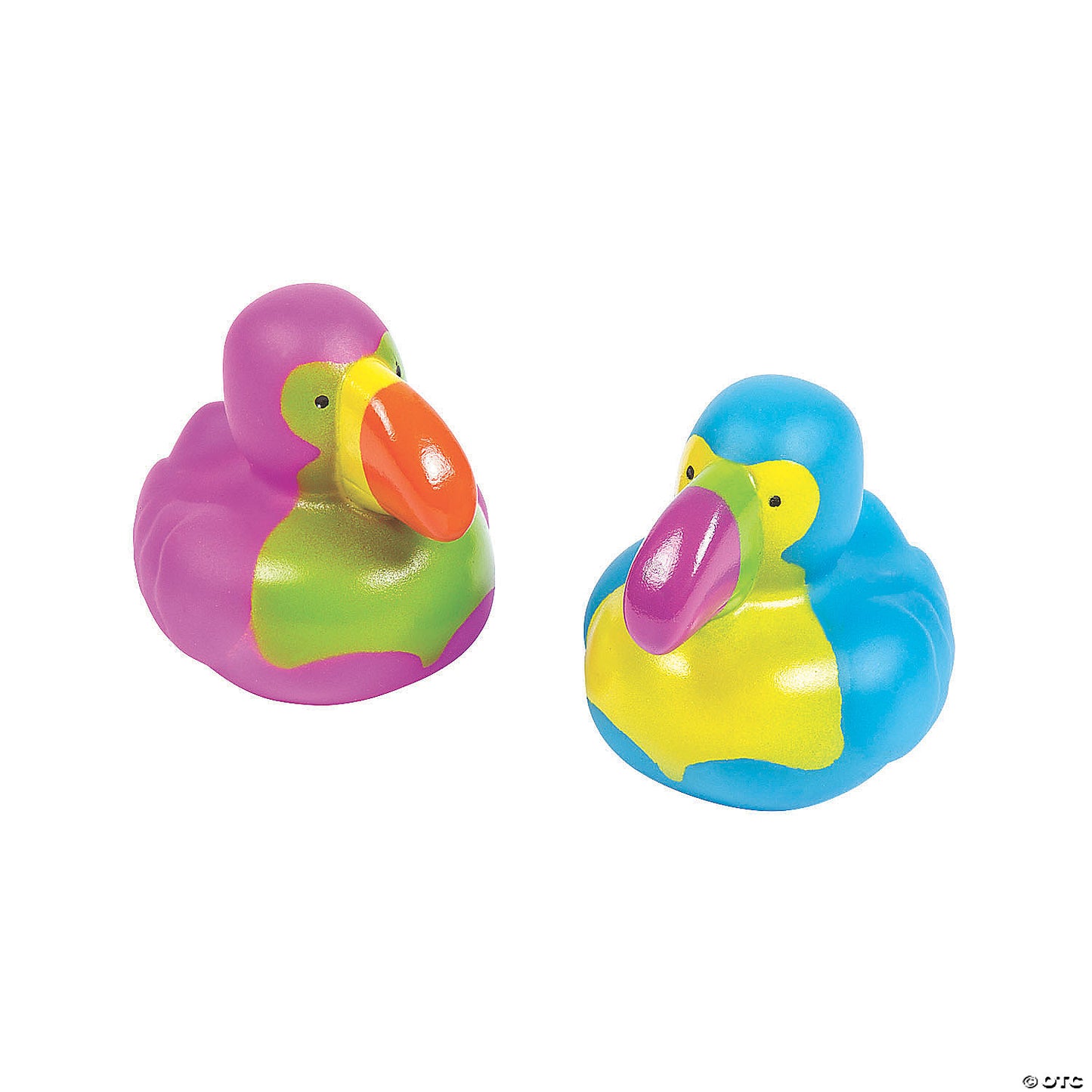 Luau Toucan Rubber Ducks (12 pcs)