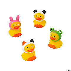 Mini Animal Costume Rubber Ducks