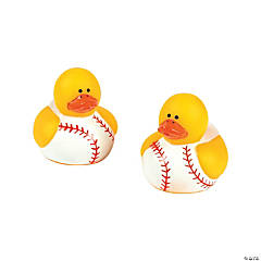 Mini Baseball Rubber Ducks