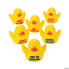 Motivational Rubber Ducks (12 pcs)