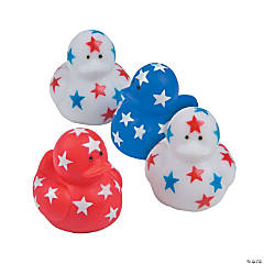 Mini Patriotic Rubber Ducks