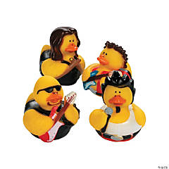 Rock Star Rubber Ducks (12 pcs)