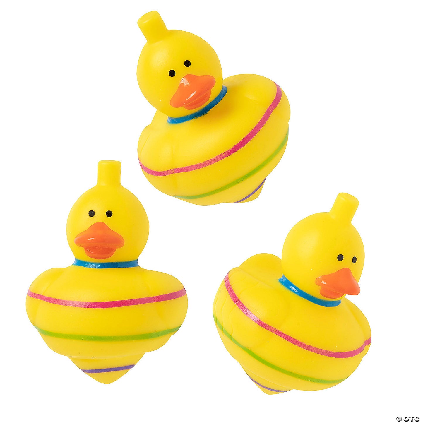 Rubber Ducky Spin Top Rubber Ducks (12 pcs)