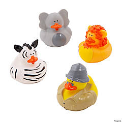 Safari Rubber Ducks (12 pcs)