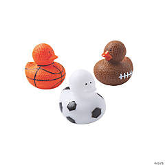 Sports Ball Rubber Ducks (12 pcs)