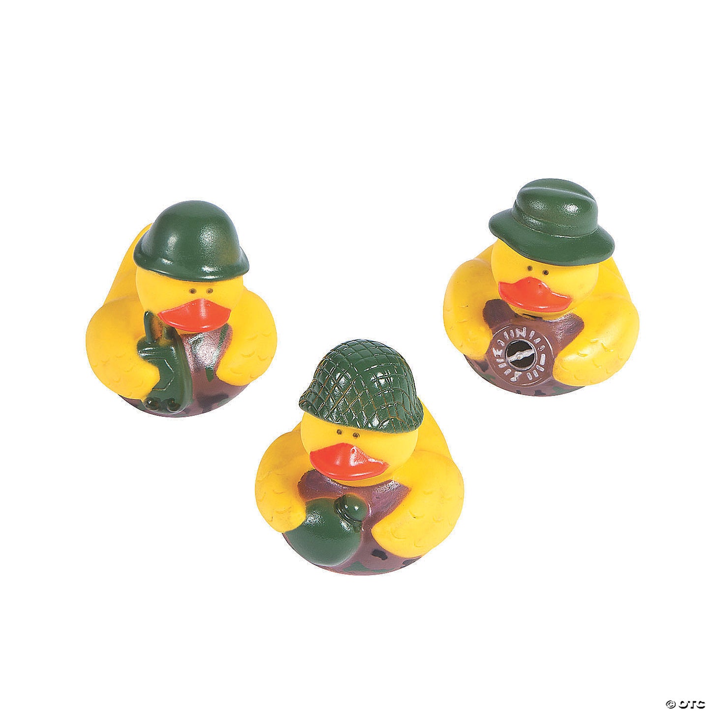 Camouflage Rubber Ducks (12 pcs)