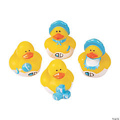 Mini Baby Boy Shower Rubber Ducks