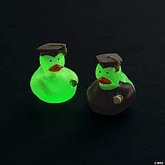 Mini Glow-in-the-Dark Graduation Rubber Ducks