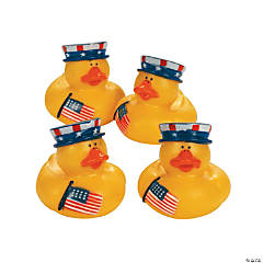 Patriotic Rubber Ducks (12 pcs)