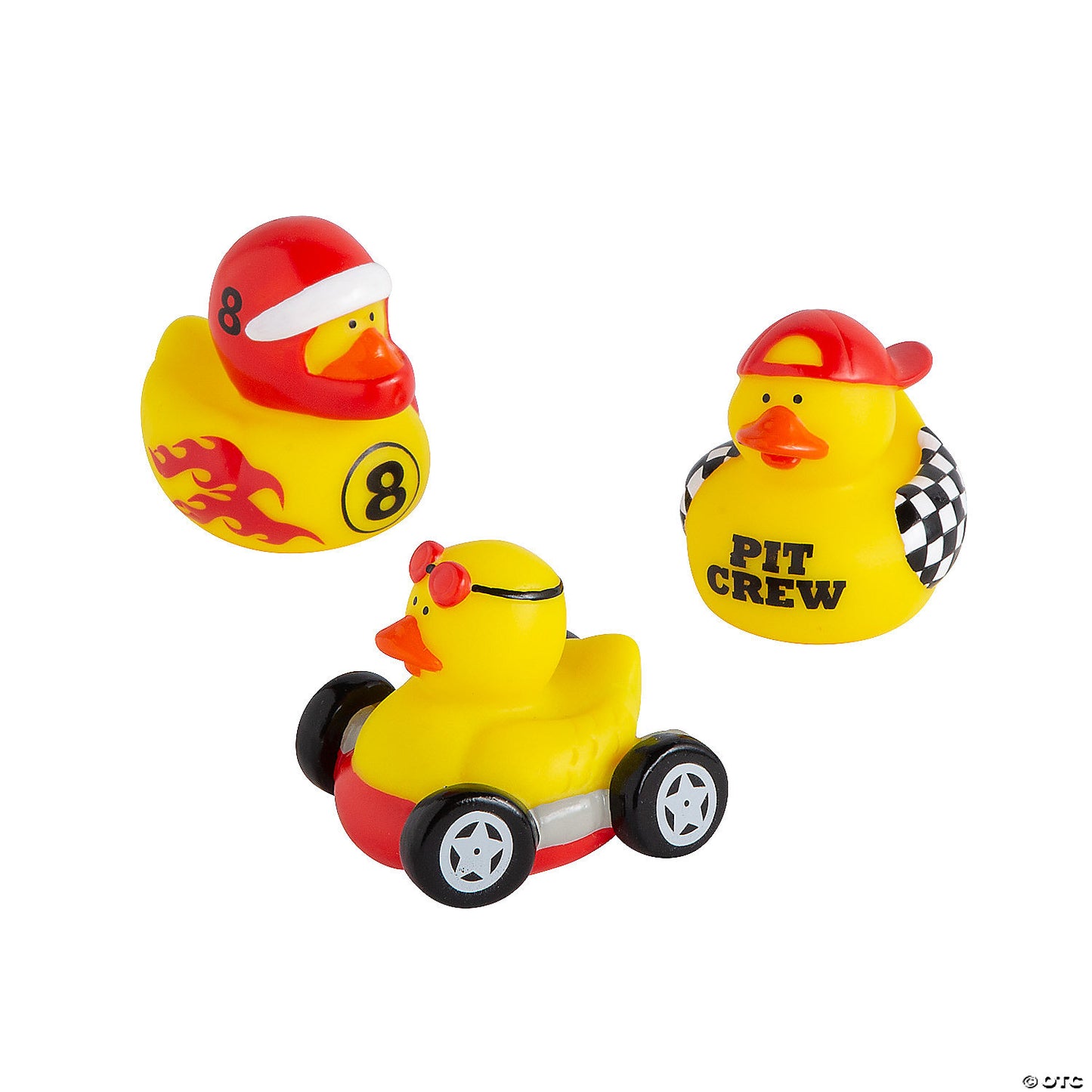 Race Car Driver Rubber Ducks (12 pcs)