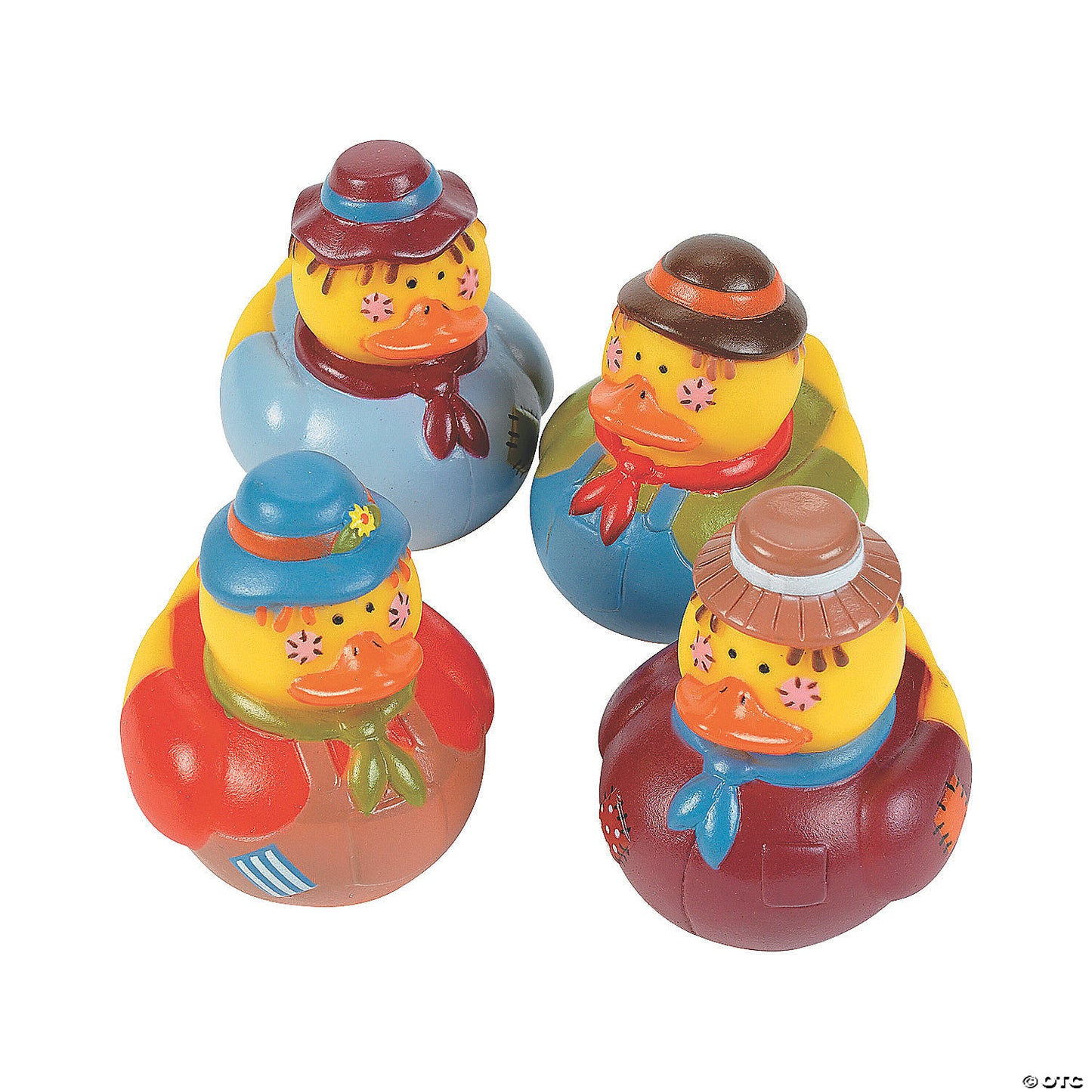 Scarecrow Rubber Ducks (12 pcs)