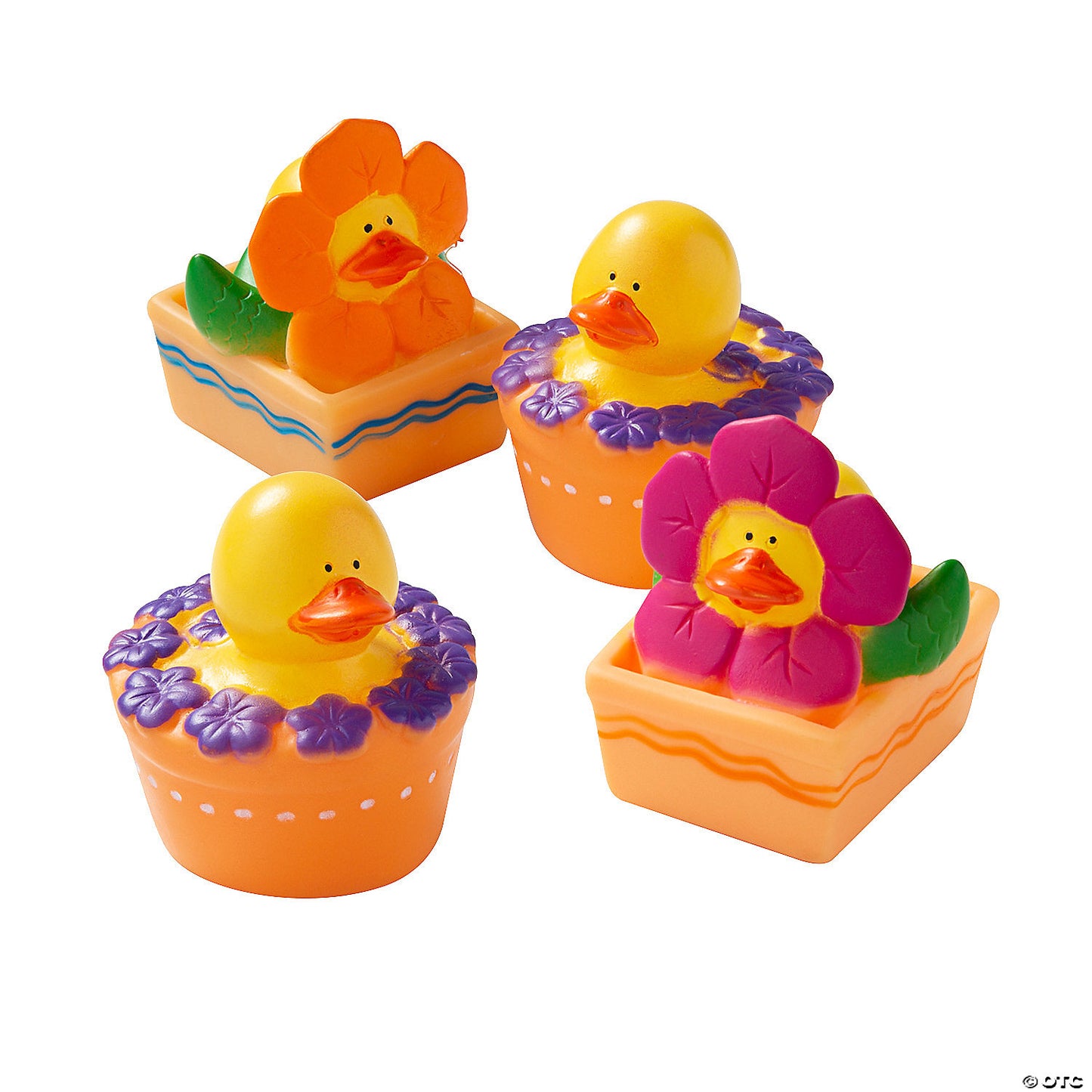 Spring Flower Rubber Ducks